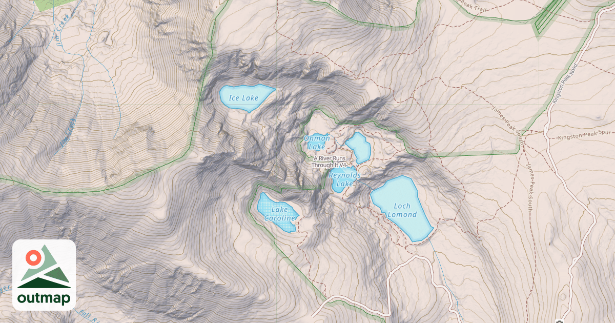 Map of A River Runs Through It
