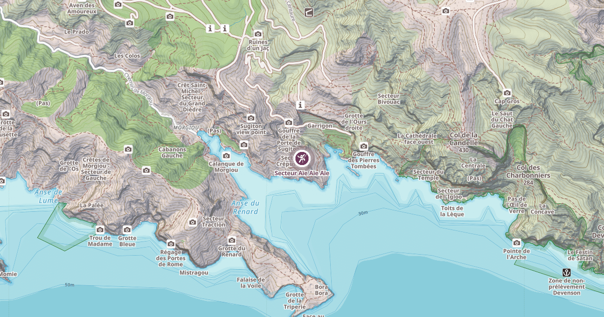 Map preview of Secteur Aïe Aïe Aïe
