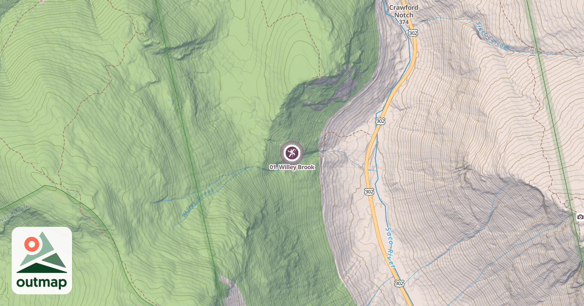 Map of 01. Willey Brook