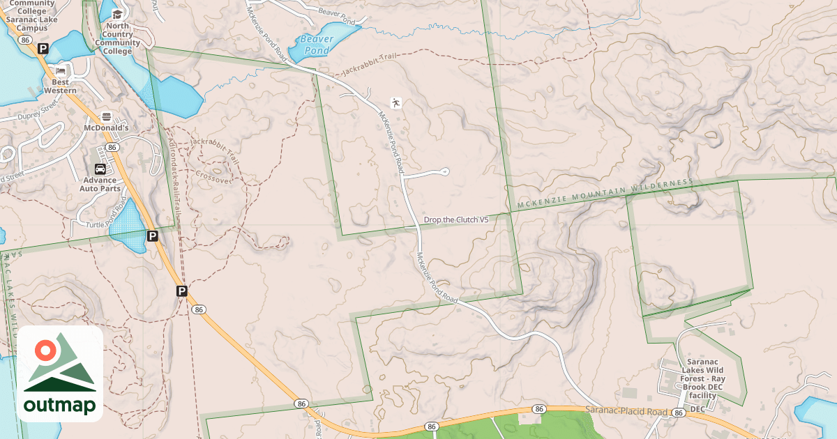 Map of Drop the Clutch