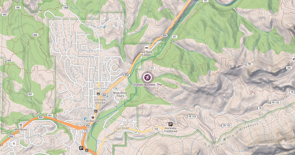 Map preview of Outlaw Boulder, The