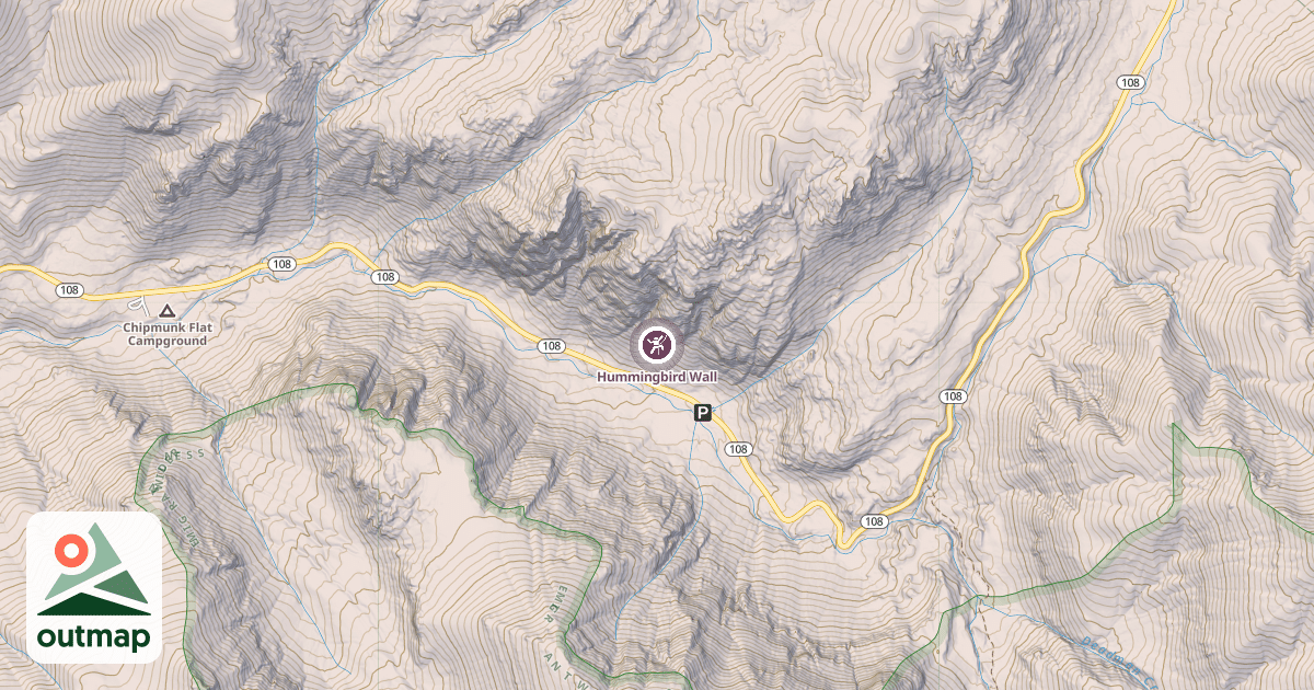 Map of Hummingbird Wall