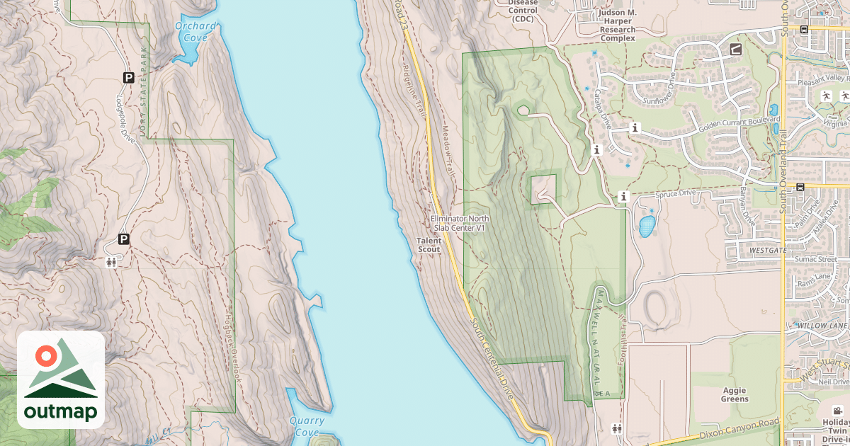 Map of Eliminator North Slab Center