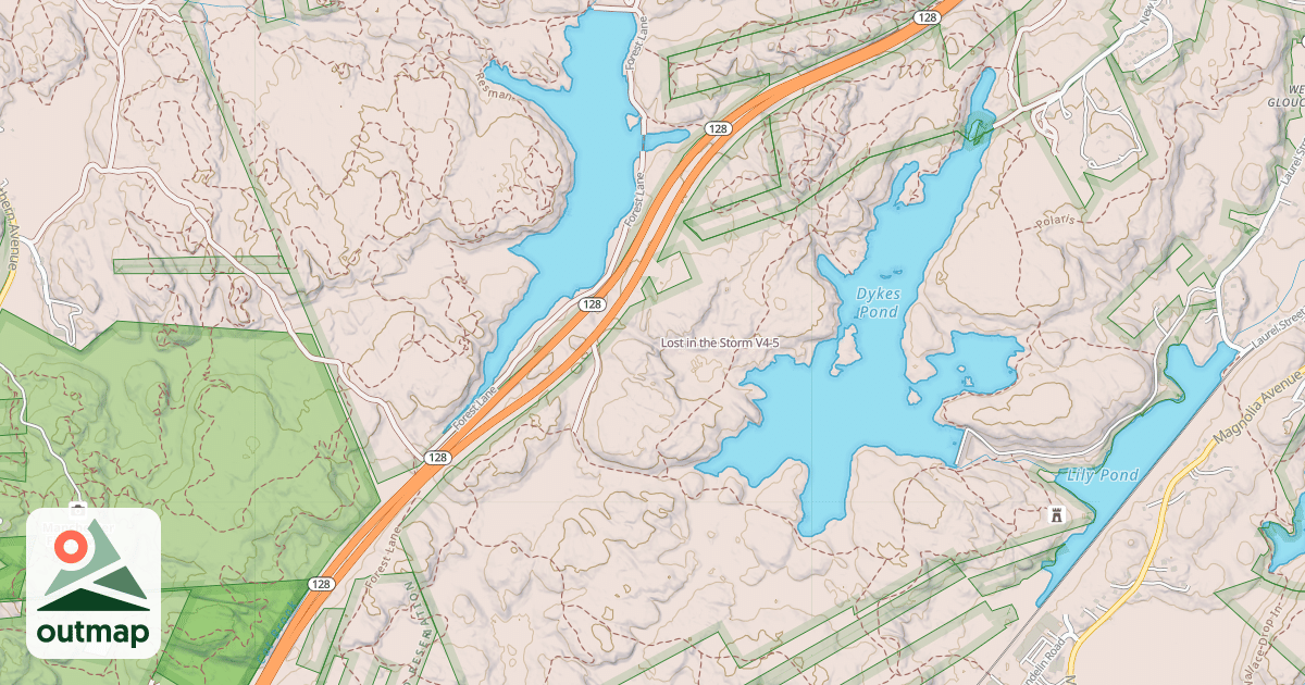 Map of Lost in the Storm
