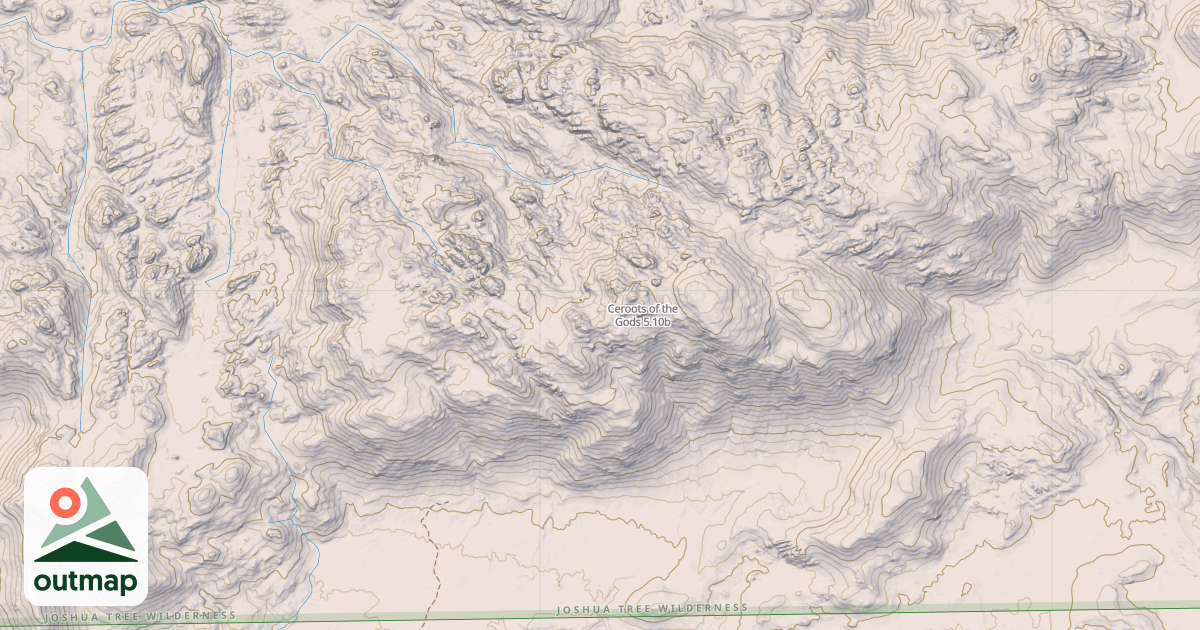 Map of Ceroots of the Gods