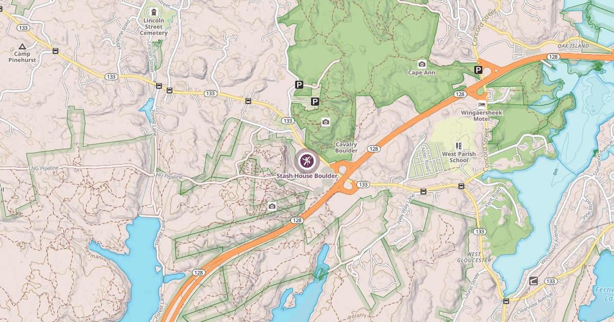 Map preview of Stash House Boulder