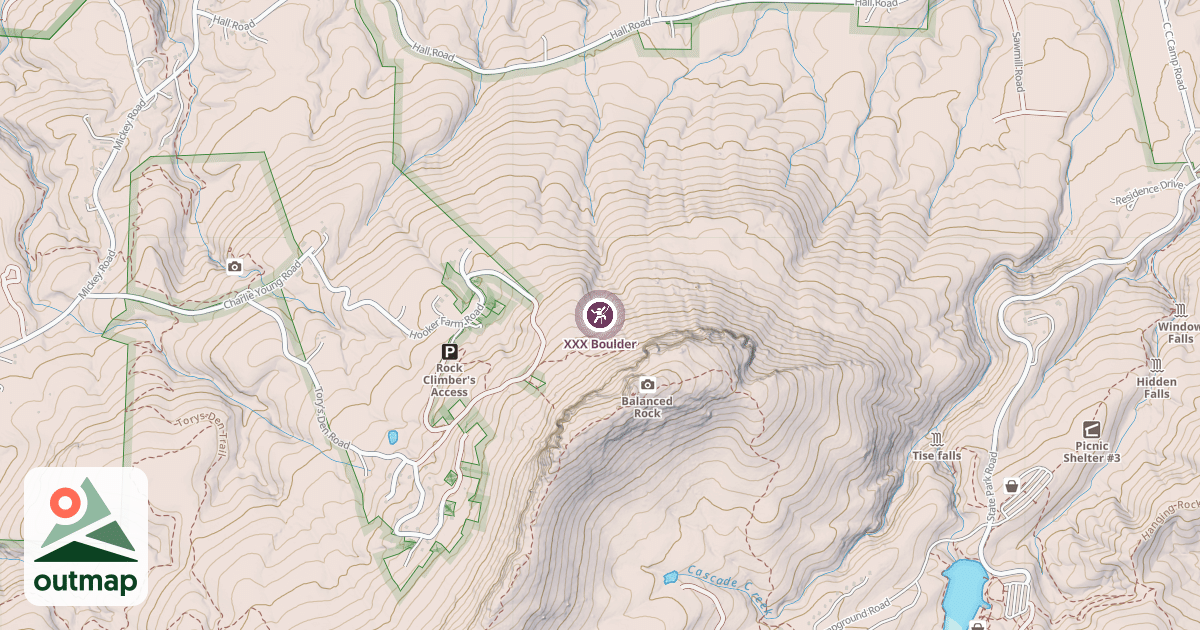 Map of XXX Boulder