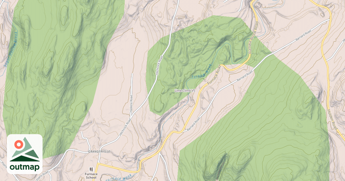 Map of Lime Climb