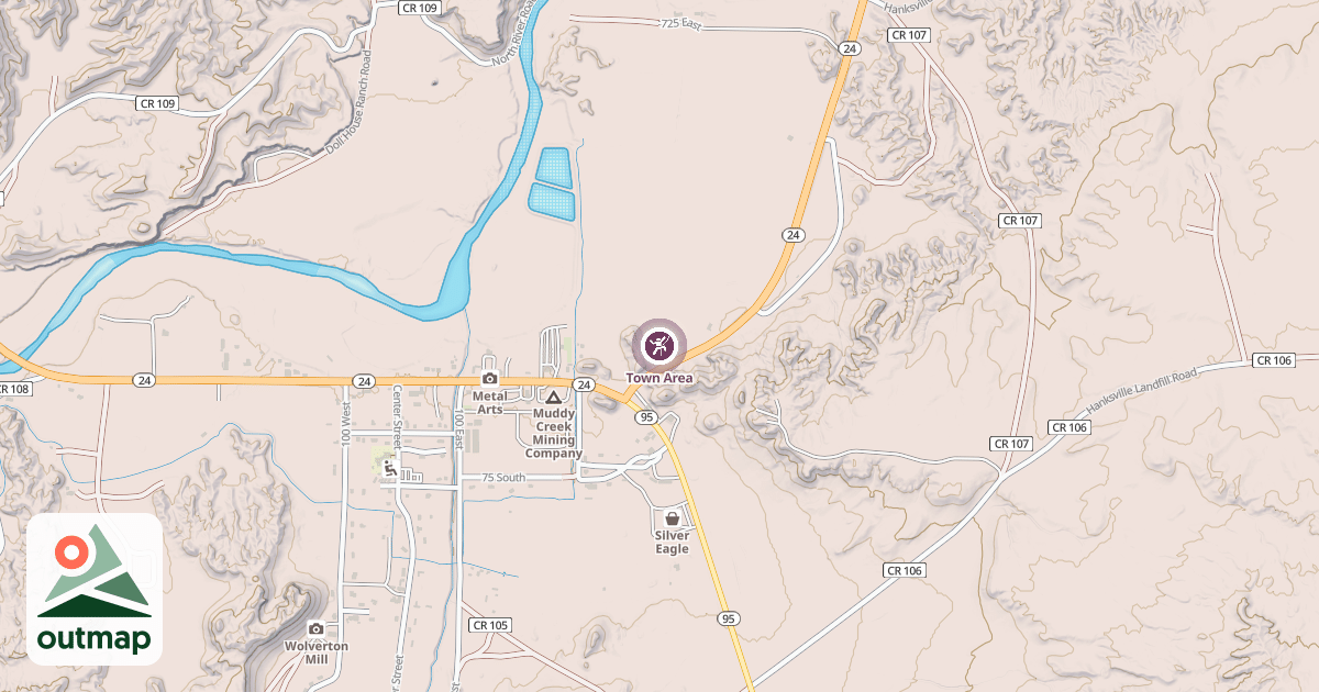 Map of Town Area