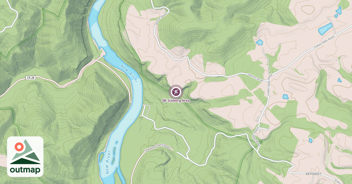 Map of 08. Iceberg Area