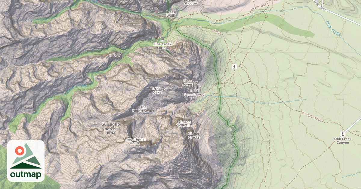 Map of Ernest Stemmingway