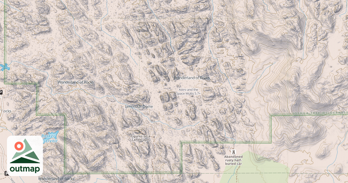 Map of Astro and the Space Mutts
