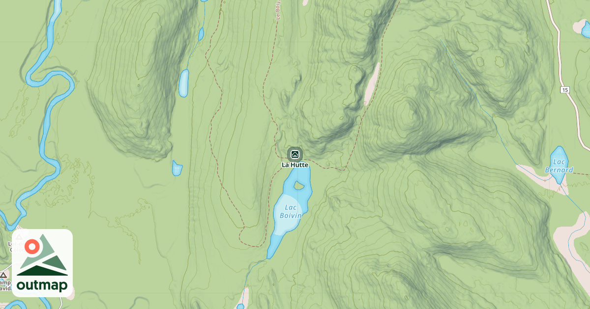 Map of La Hutte