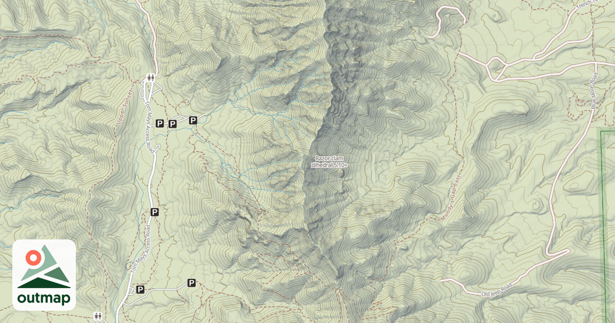 Map of Razor clam dihedral