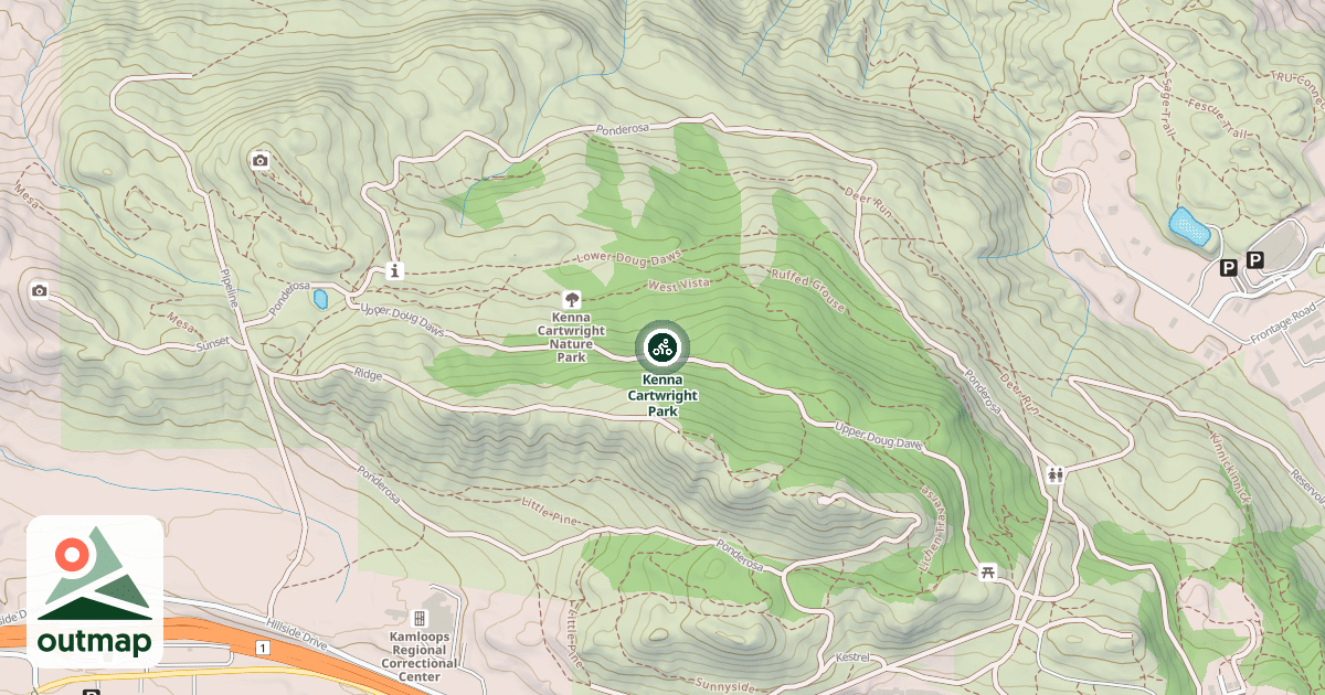 Map of Kenna Cartwright Park