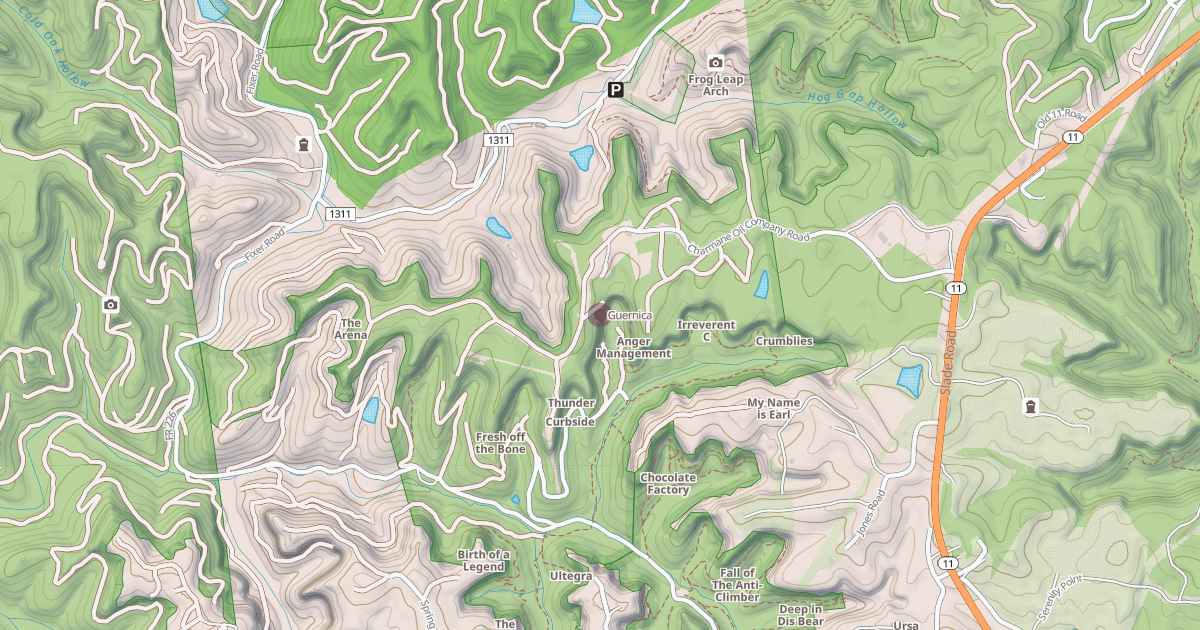 Map preview of Guernica