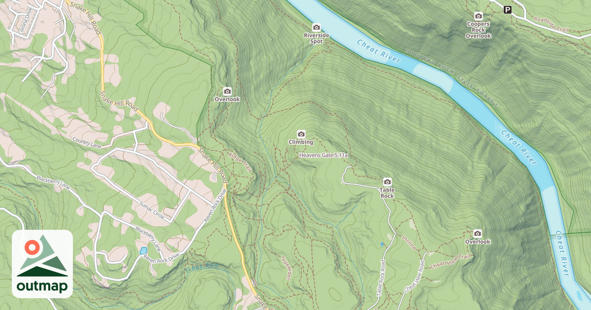 Map of Heavens Gate