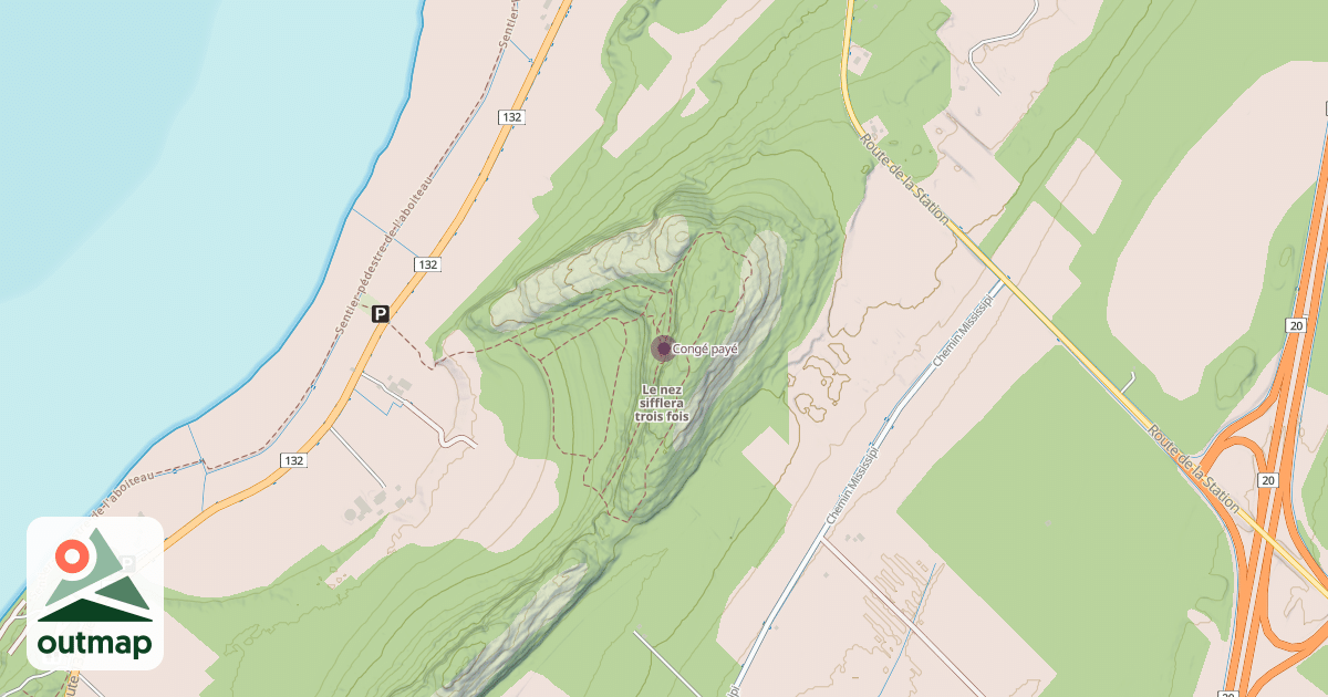 Map of Congé payé