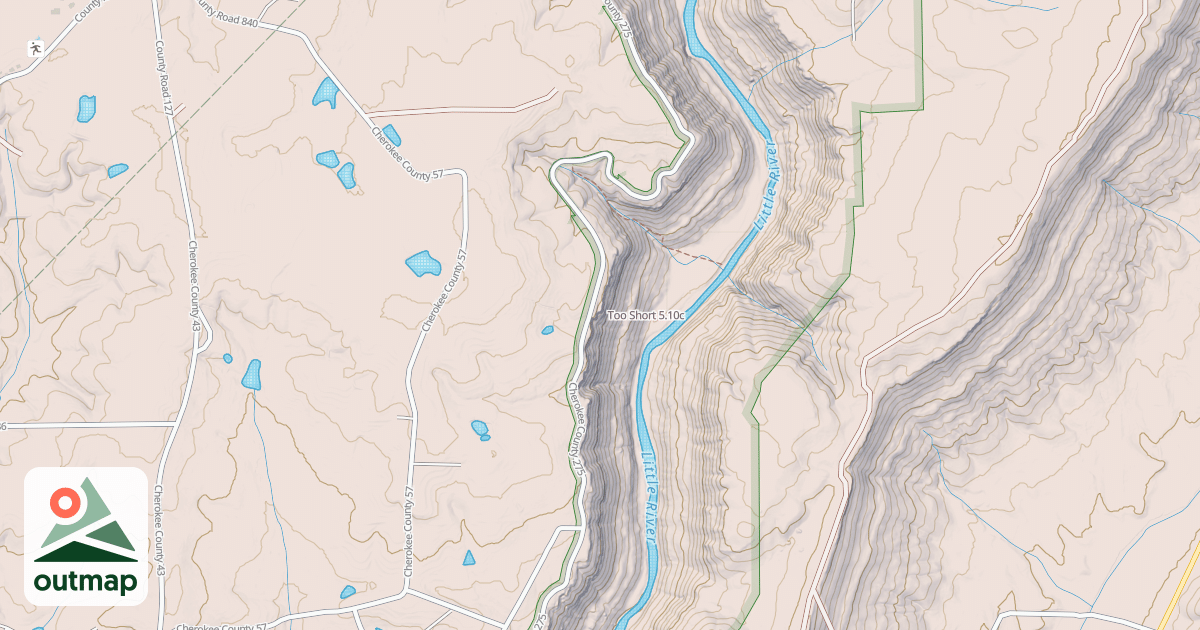 Map of Too Short
