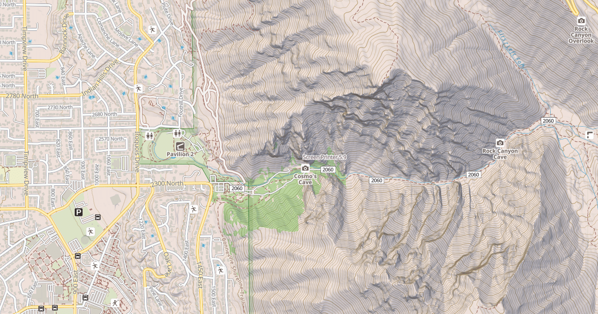 Map preview of Screen Printer