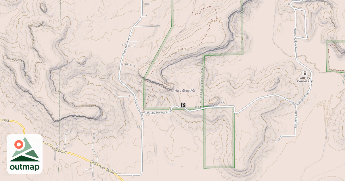 Map of Holy Ghost