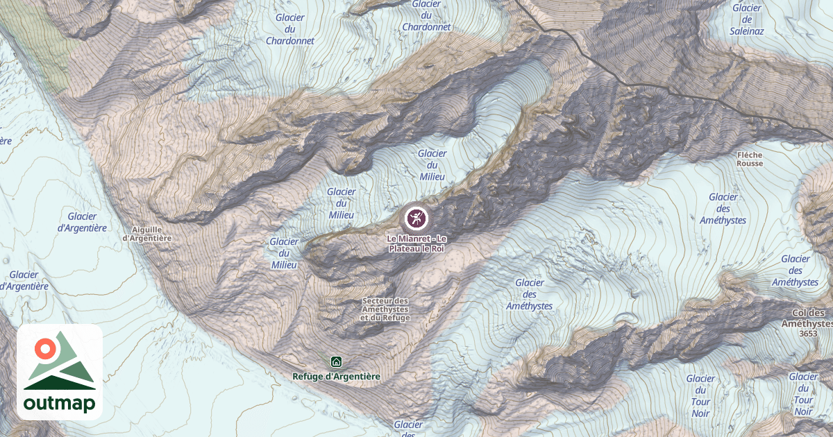 Map of Le Mianret - Le Plateau le Roi