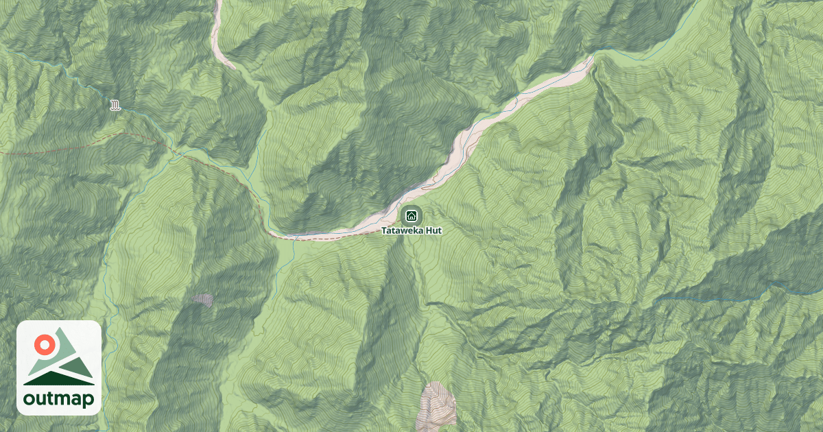 Map of Tataweka Hut