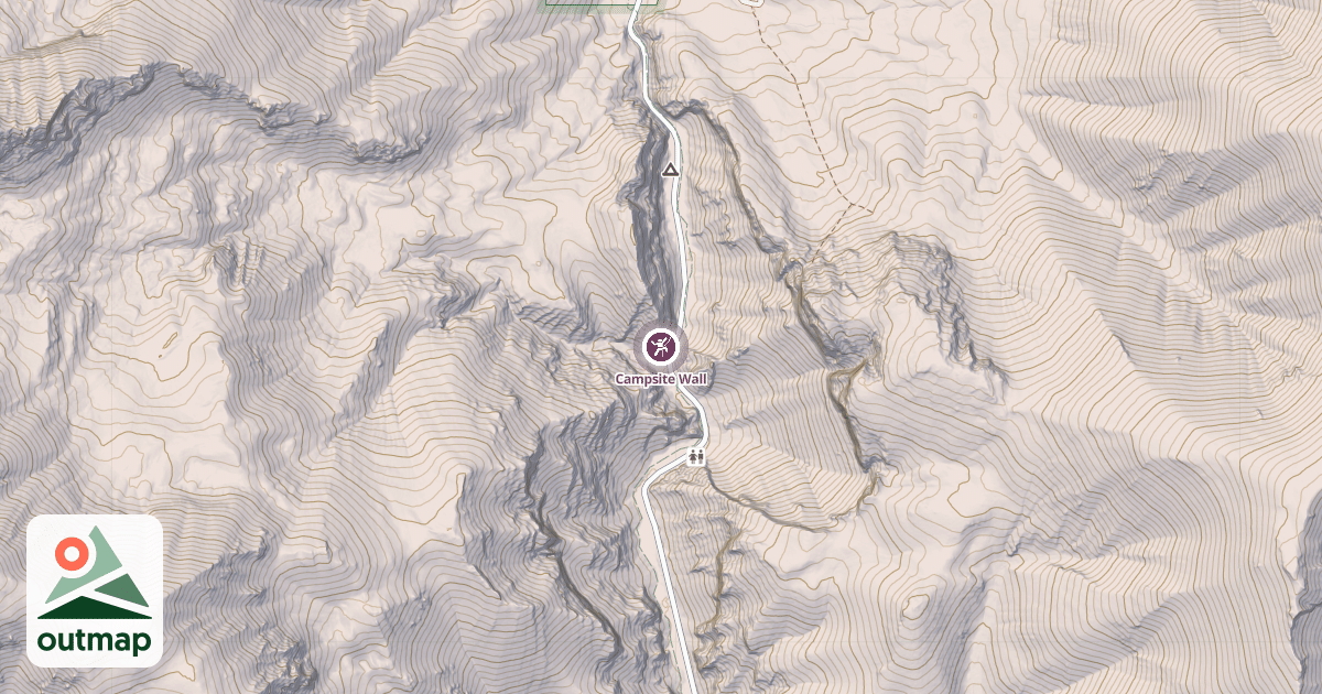 Map of Campsite Wall