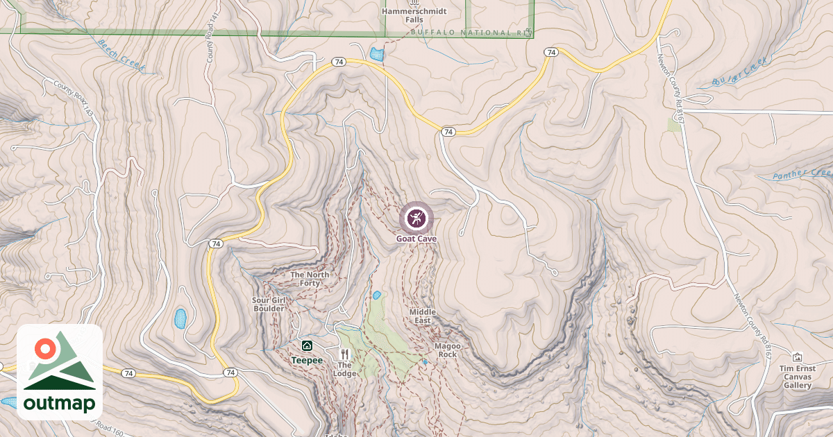 Map of Goat Cave