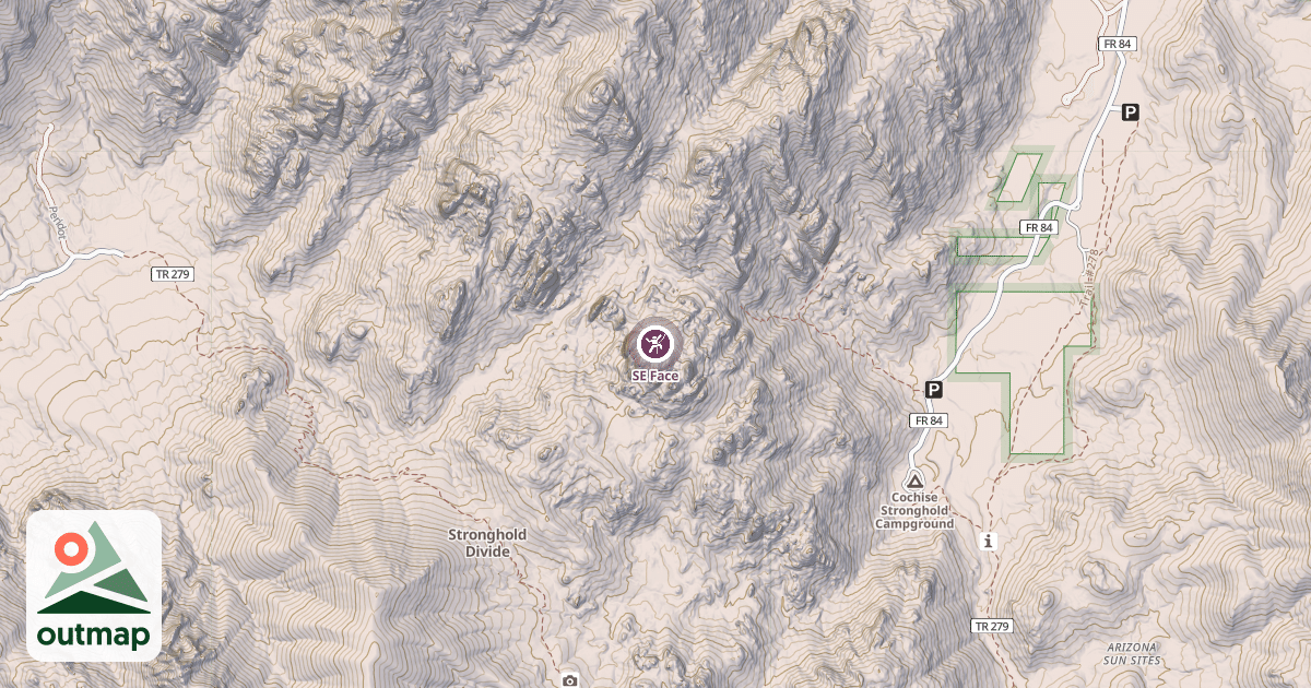 Map of SE Face