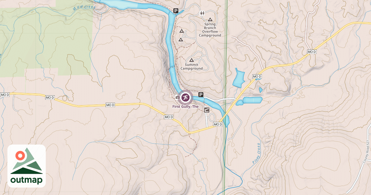 Map of First Gully, The