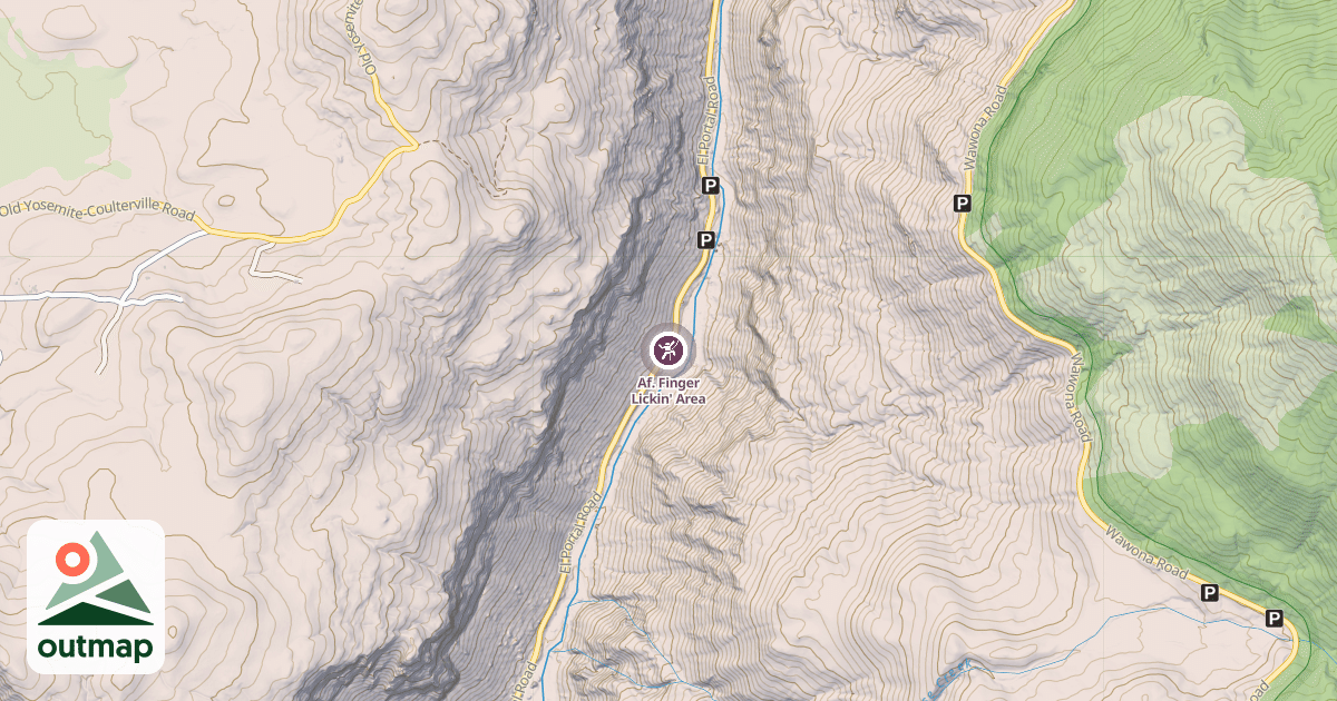 Map of Af. Finger Lickin' Area