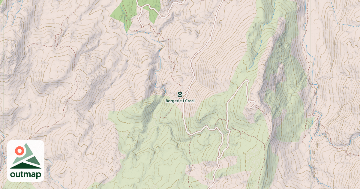Map of Bergerie I Croci