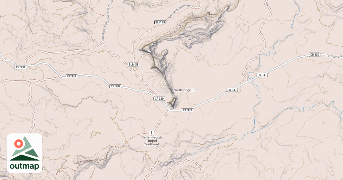 Map of North Ridge