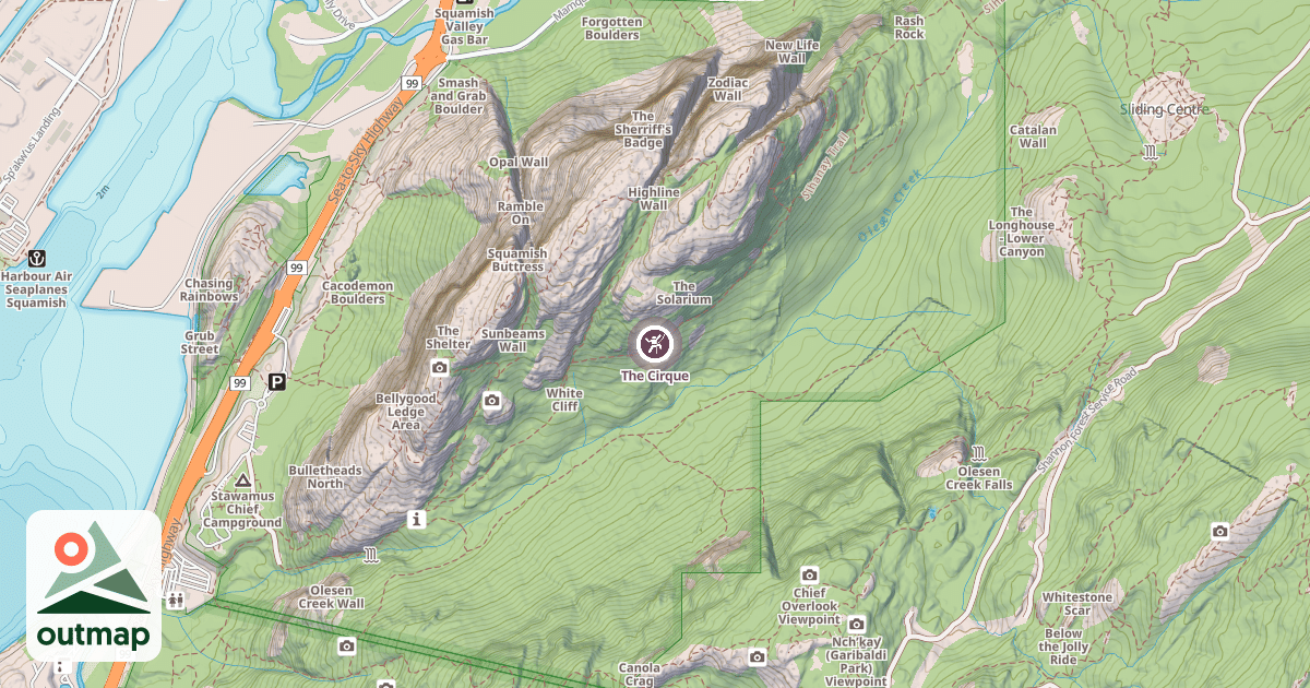 Map of The Cirque