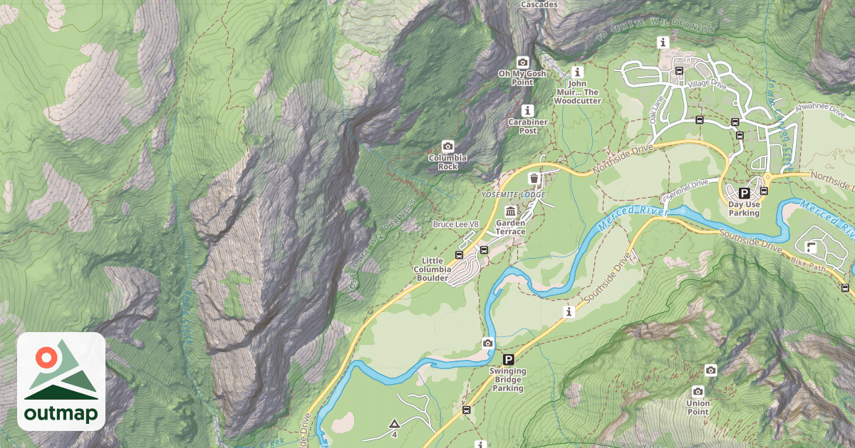 Map of Bruce Lee