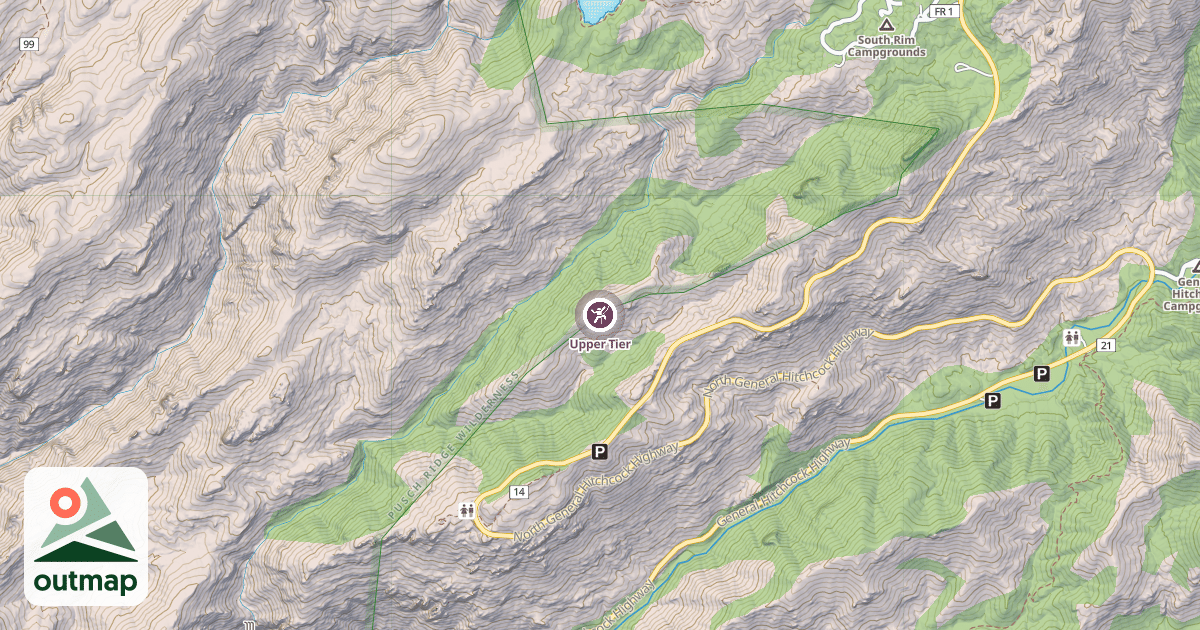 Map of Upper Tier