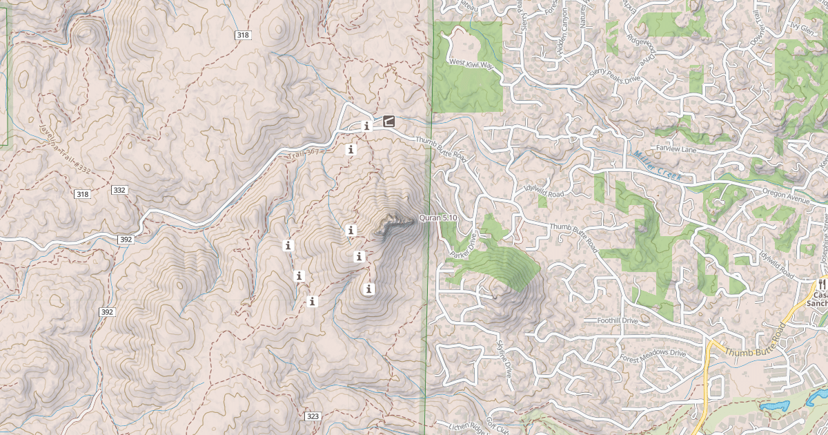 Map preview of Quran