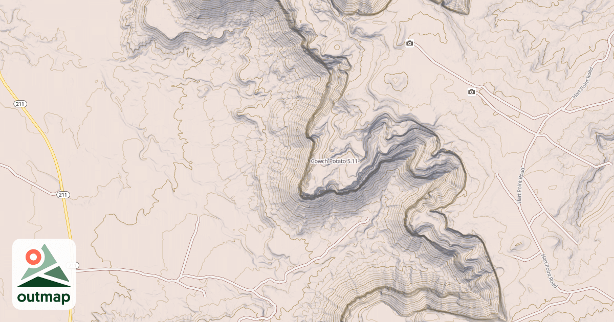 Map of Cowch Potato