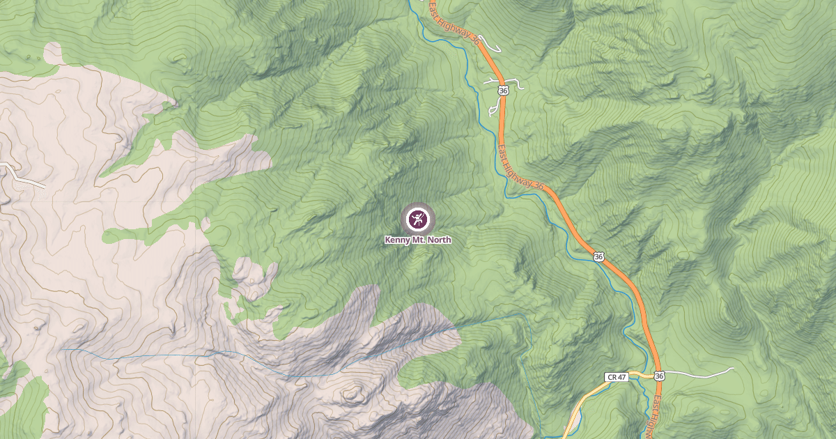 Map preview of Kenny Mt. North
