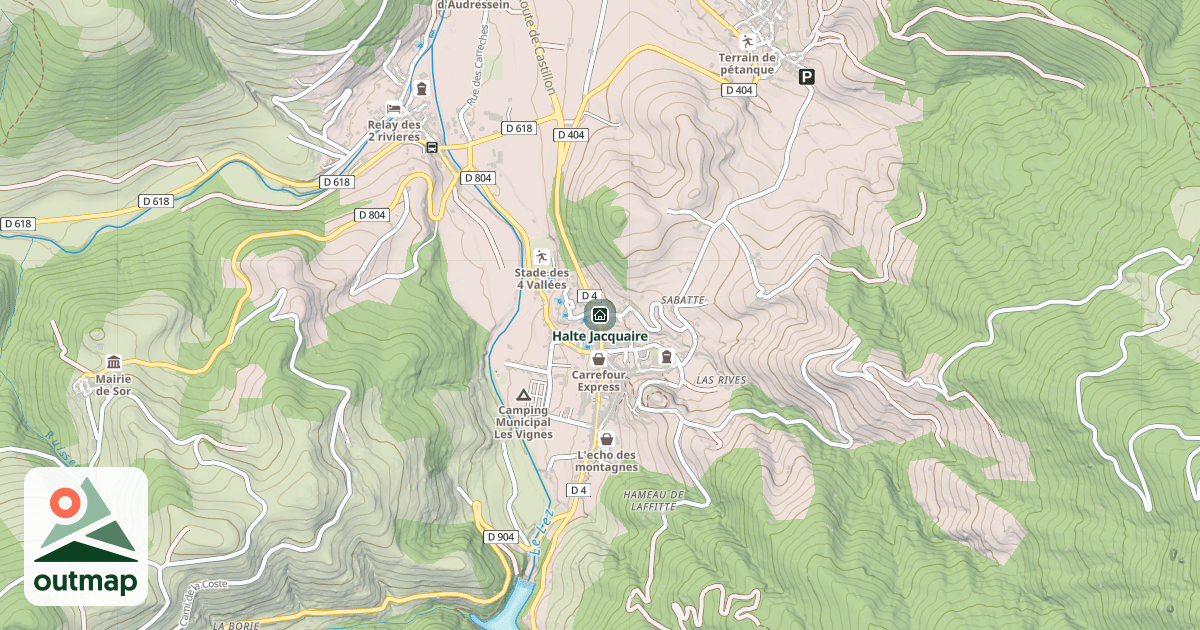 Map of Halte Jacquaire