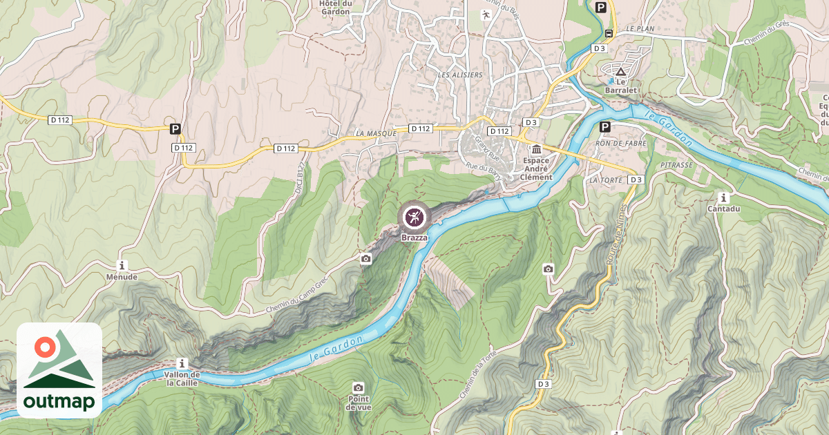 Map of Brazza