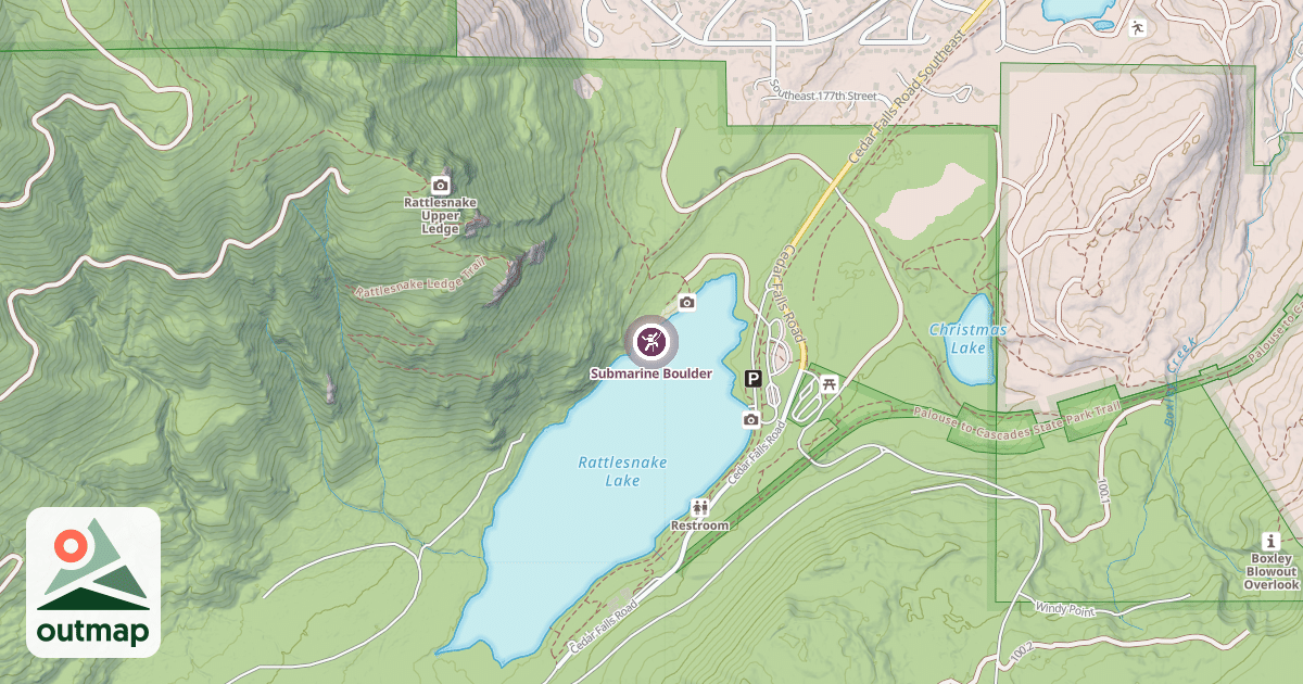 Map of Submarine Boulder
