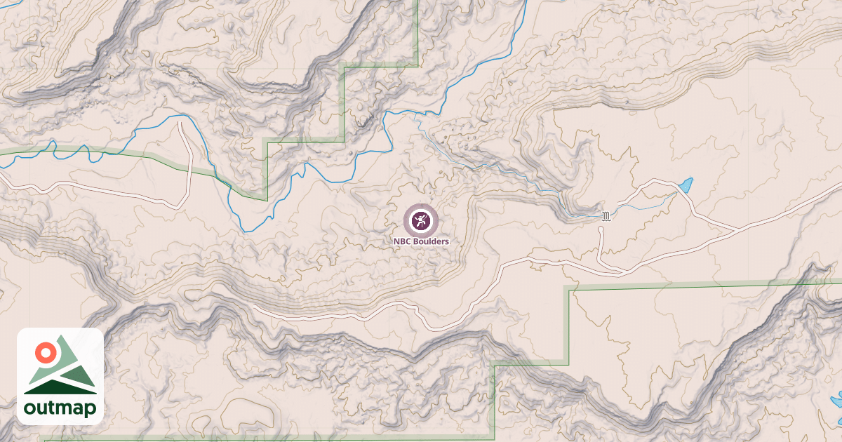 Map of NBC Boulders