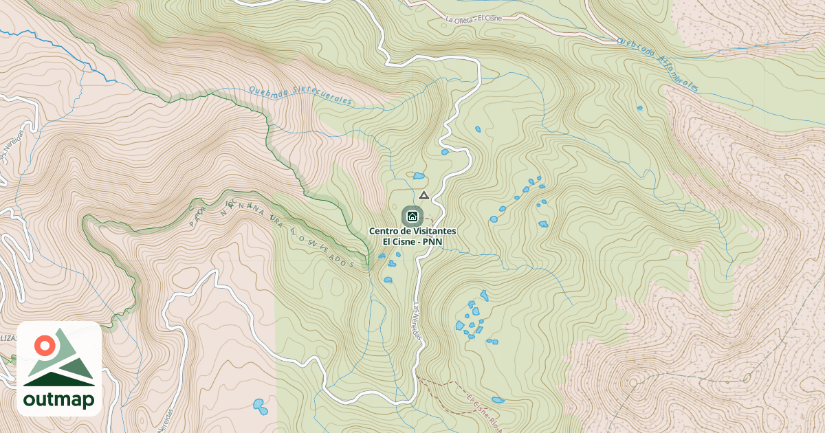 Map of Centro de Visitantes El Cisne - PNN