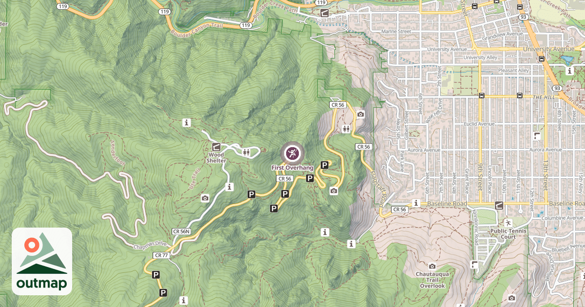 Map of First Overhang