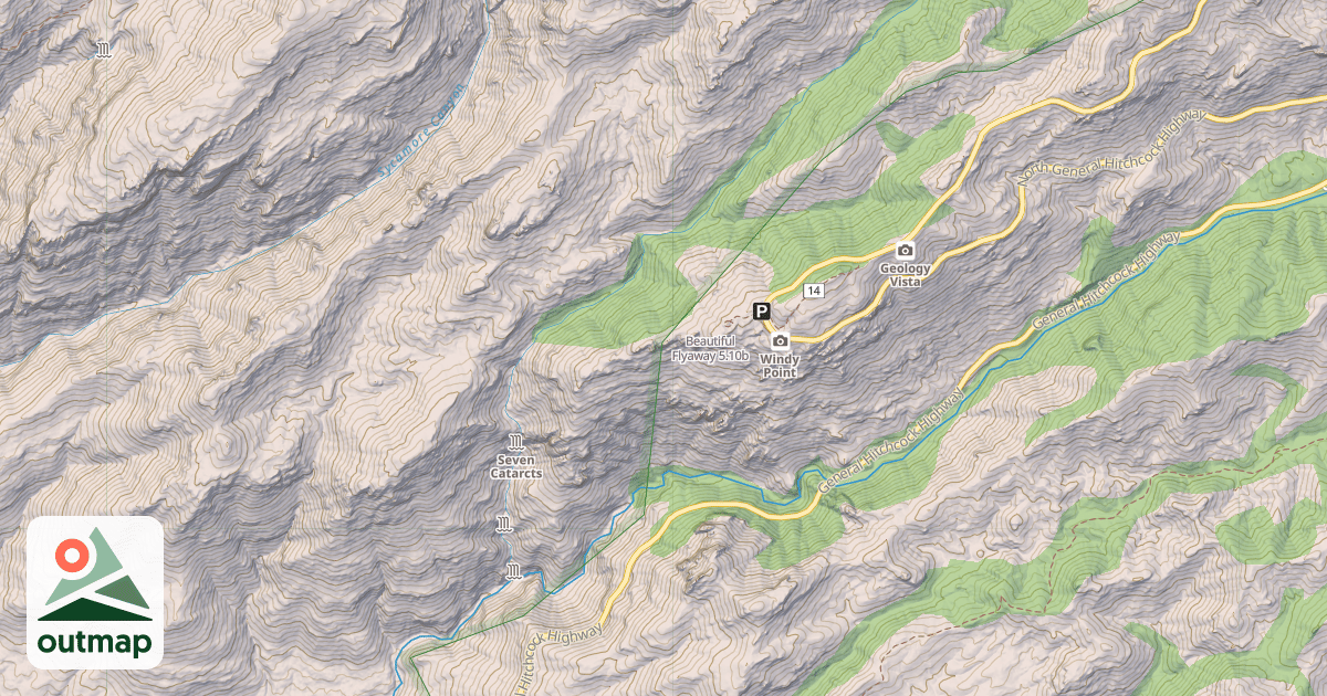 Map of Beautiful Flyaway