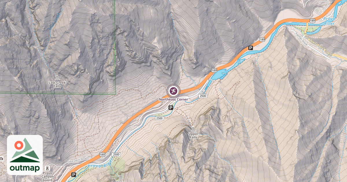 Map of Northeast Corner