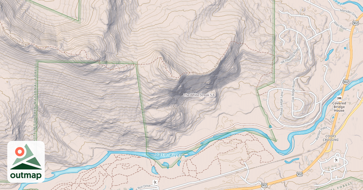 Map of The White Streak