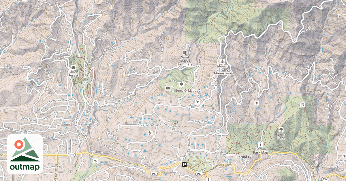 Map of Bernz O' Matic